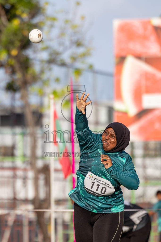 Day 2 of 33rd National Athletics Championship was held in Ekuveni Track at Male', Maldives on Friday, 6th September 2024. Photos: Shuu Abdul Sattar / images.mv