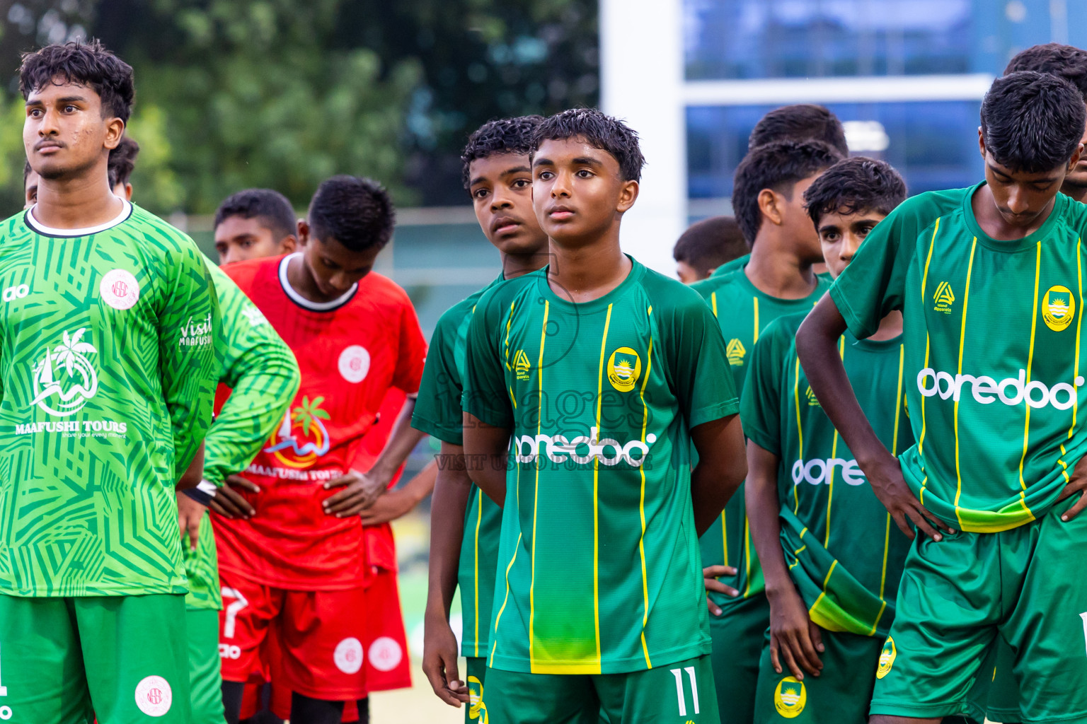 Day 5 of MILO Academy Championship 2025 (U14) was held on Monday, 3rd November 2025 at Henveiru Football Grounds, Male', Maldives . Photos: Nausham Waheed / images.mv