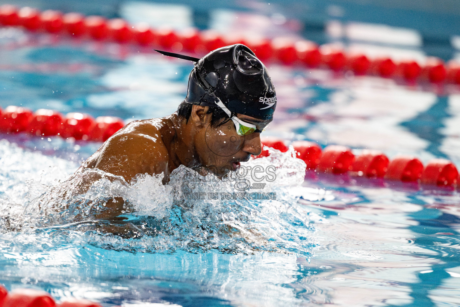 Day 5 of National Swimming Competition 2024 held in Hulhumale', Maldives on Tuesday, 17th December 2024. 
Photos: Hassan Simah / images.mv