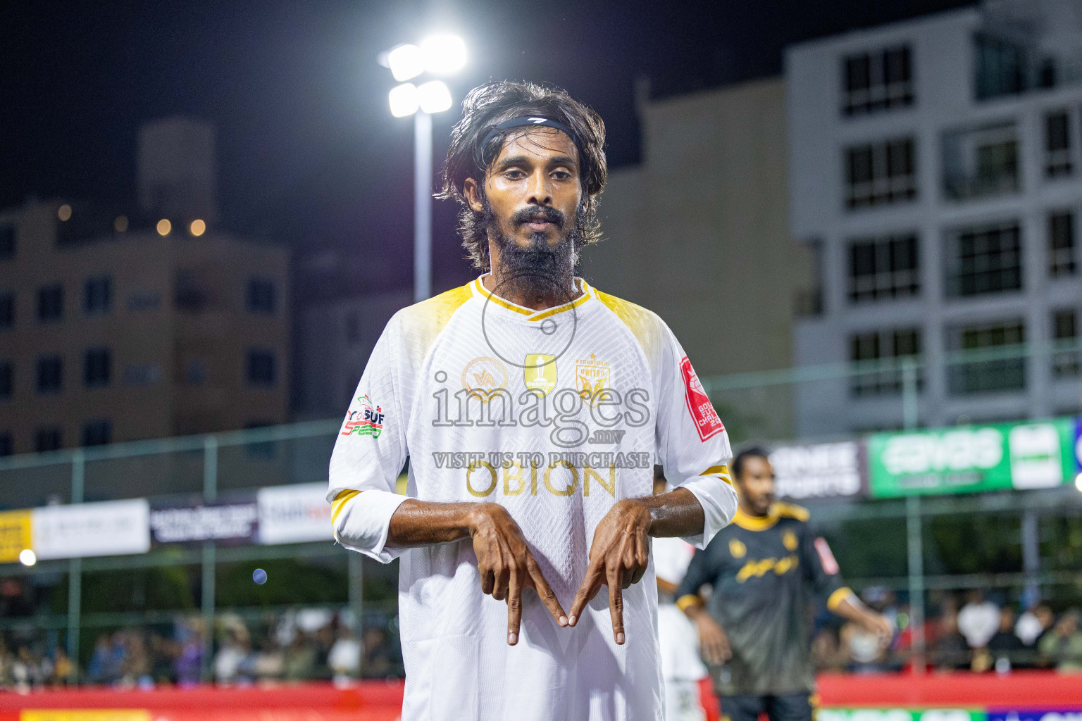 B Fehendhoo VS B Eydhafushi in Day 21 of Golden Futsal Challenge 2025 was held on Saturday, 25 January 2025, in Hulhumale', Maldives. 
Photos: Hassan Simah / images.mv