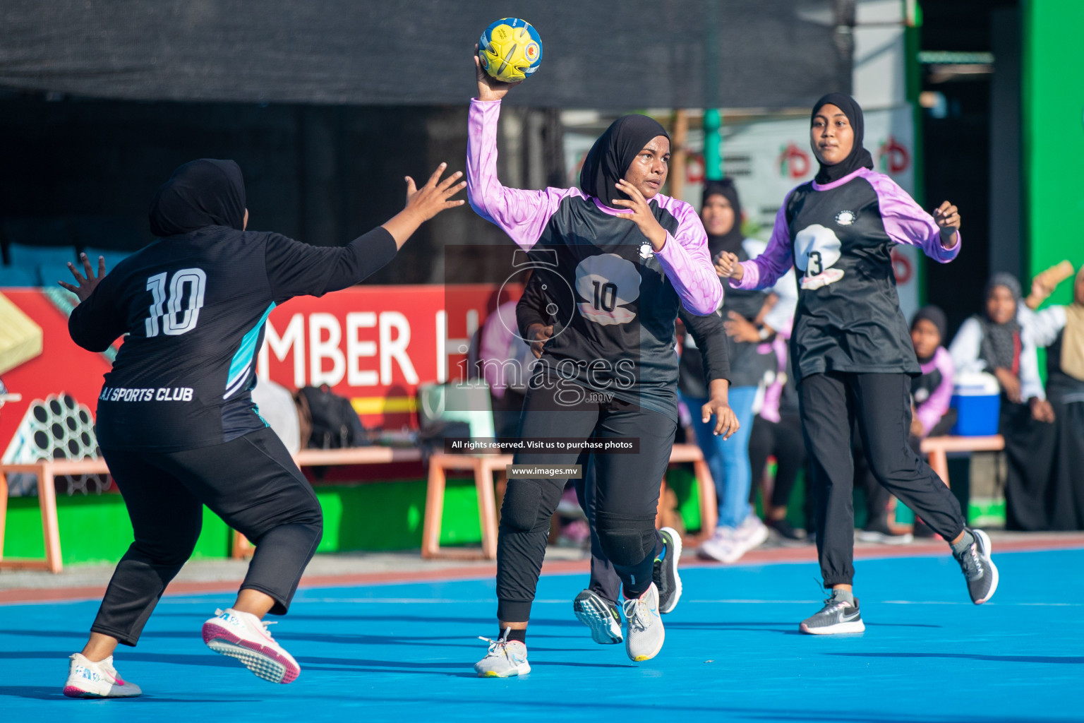 Day 3 of 6th MILO Handball Maldives Championship 2023, held in Handball ground, Male', Maldives on Friday, 22nd May 2023 Photos: Nausham Waheed/ Images.mv