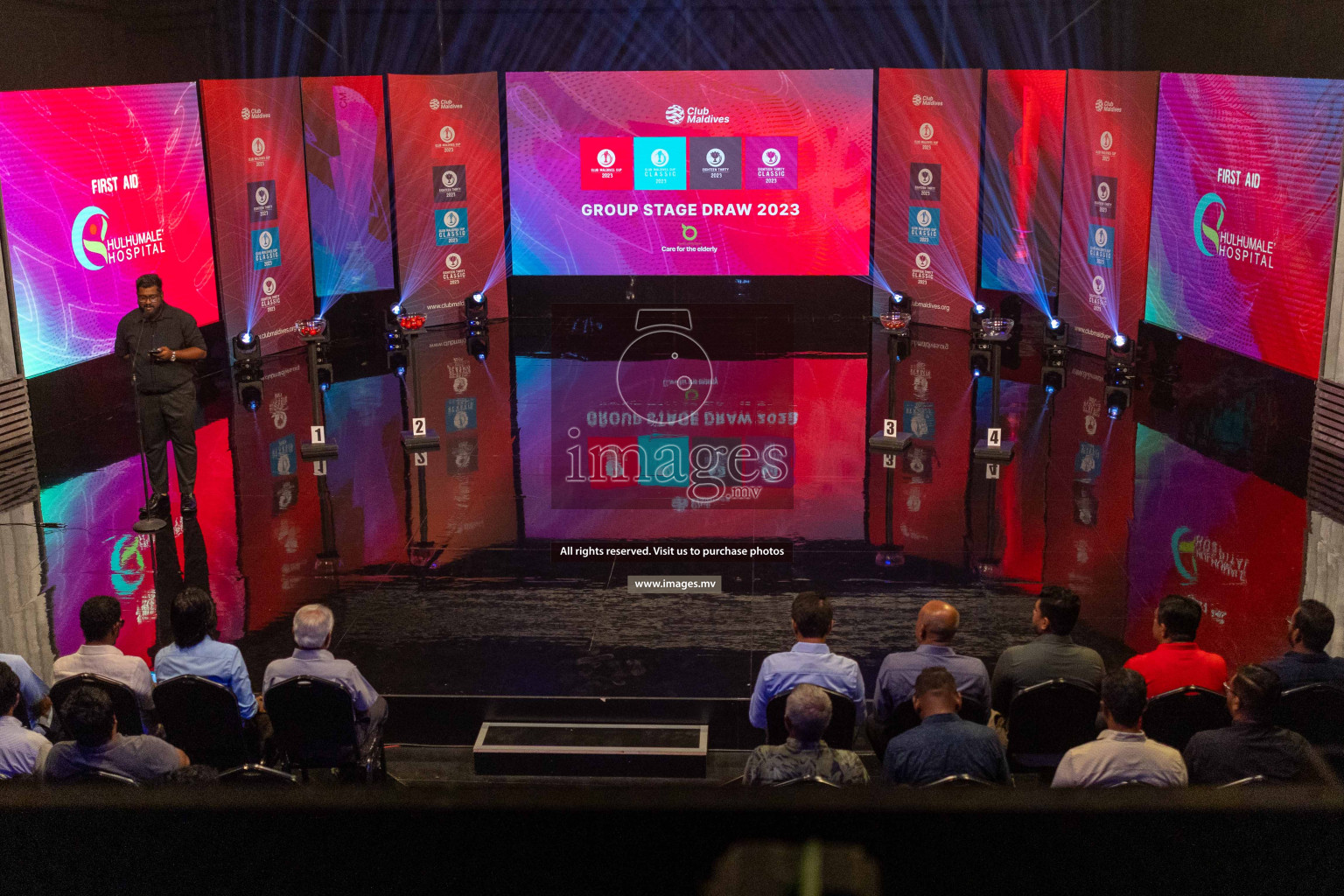 Draw ceremony of Club Maldives 2023 was held on Thursday, 6th July 2023 at PSM Studio in Male', Maldives.  Photos: Ismail Thoriq / images.mv