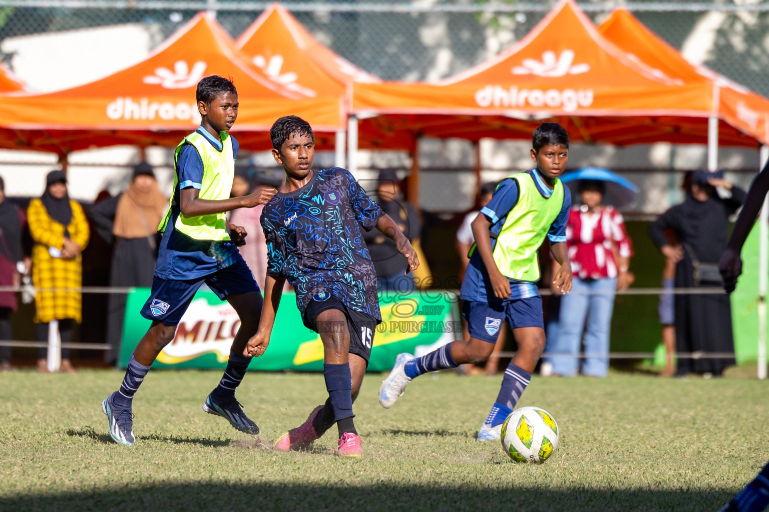 Day 3 of MILO Academy Championship 2024 (U-14) was held in Henveyru Stadium, Male', Maldives on Saturday, 2nd November 2024.
Photos: Ismail Thoriq, Images.mv