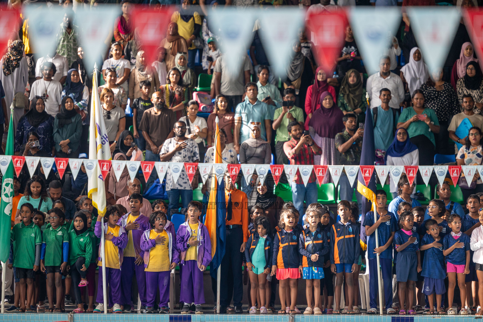 Closing of BML 5th National Swimming Kids Festival 2024 held in Hulhumale', Maldives on Saturday, 23rd November 2024.
Photos: Ismail Thoriq / images.mv