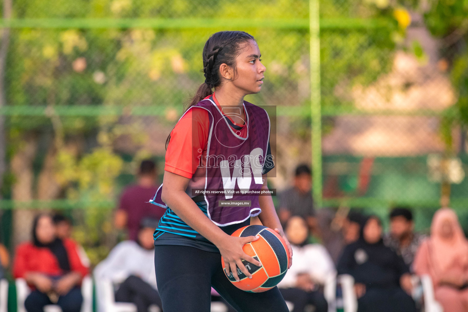 Day 6 of 20th Milo National Netball Tournament 2023, held in Synthetic Netball Court, Male', Maldives on 4th June 2023 Photos: Nausham Waheed/ Images.mv