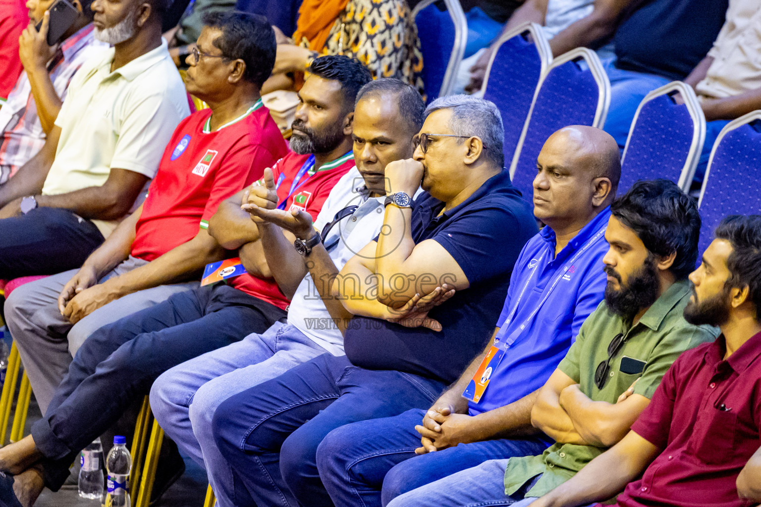 Maldives vs Sri Lanka in Day 2 of CAVA U20 Woman's Volleyball Championship 2024 was held in Social Center, Male', Maldives on 19th July 2024. Photos: Nausham Waheed / images.mv