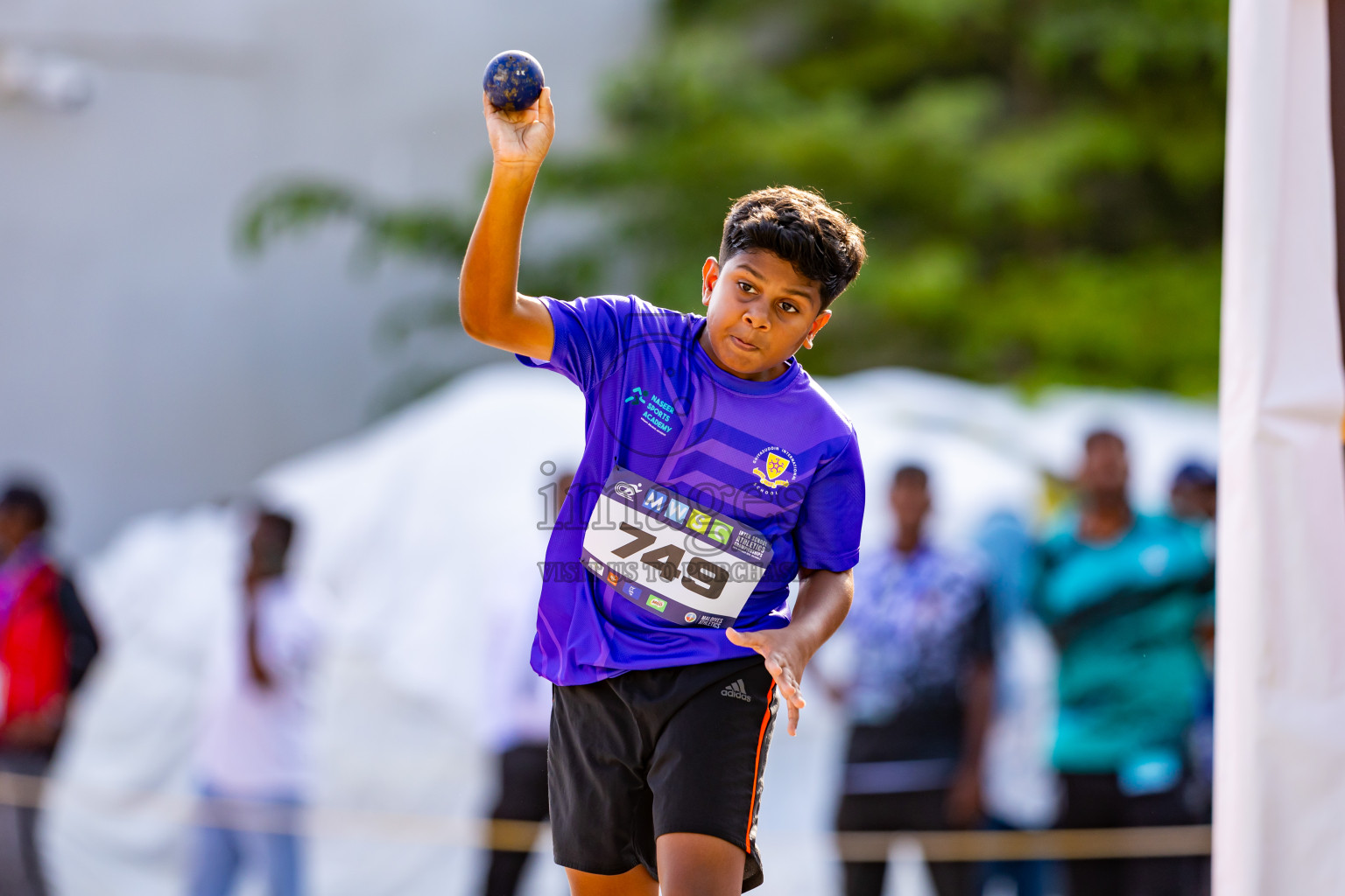 Day 4 of MWSC Interschool Athletics Championships 2024 held in Hulhumale Running Track, Hulhumale, Maldives on Tuesday, 12th November 2024. Photos by: Nausham Waheed / Images.mv