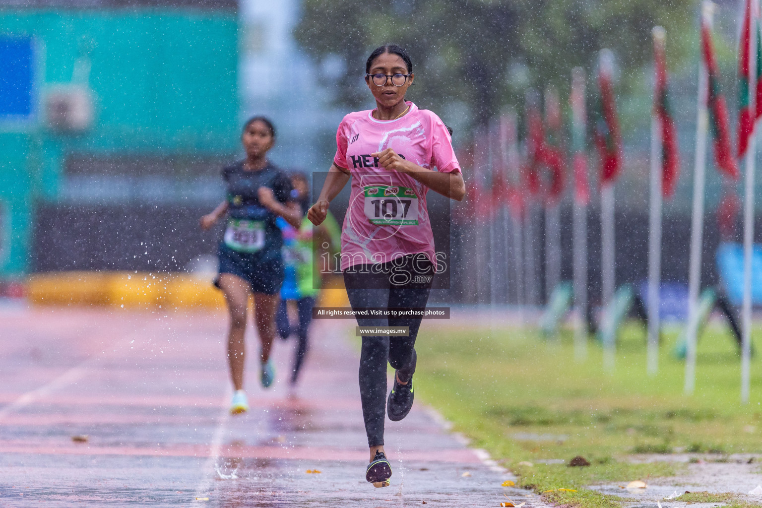 Day 2 of National Athletics Championship 2023 was held in Ekuveni Track at Male', Maldives on Friday, 24th November 2023. Photos: Nausham Waheed / images.mv