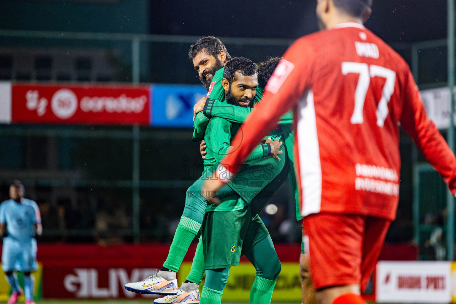 HA Vashafaru VS HA Kelaa in Atoll Round Semi-Final on Day 23 of Golden Futsal Challenge 2025 was held on Monday , 27th January 2025, in Hulhumale', Maldives. Photos: Nausham Waheed / images.mv