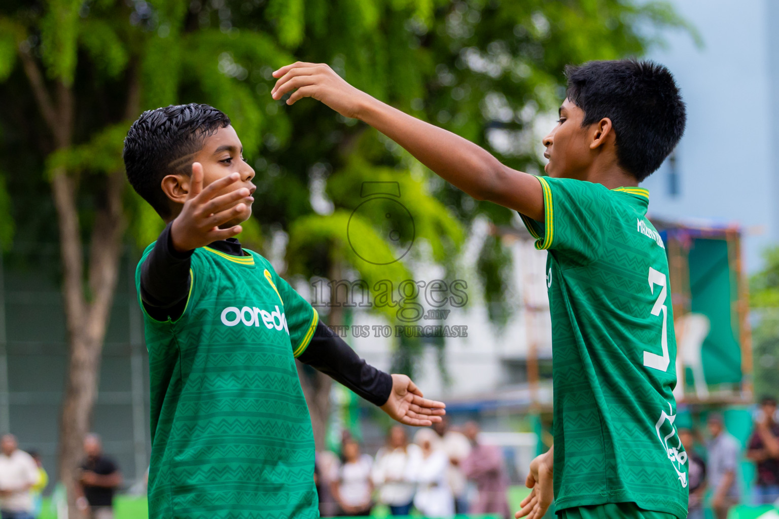 Day 1 of MILO Academy Championship 2025 (U-12) was held at Henveiru Stadium in Male', Maldives on Thursday, 1st May 2025. Photos: Nausham Waheed / images.mv