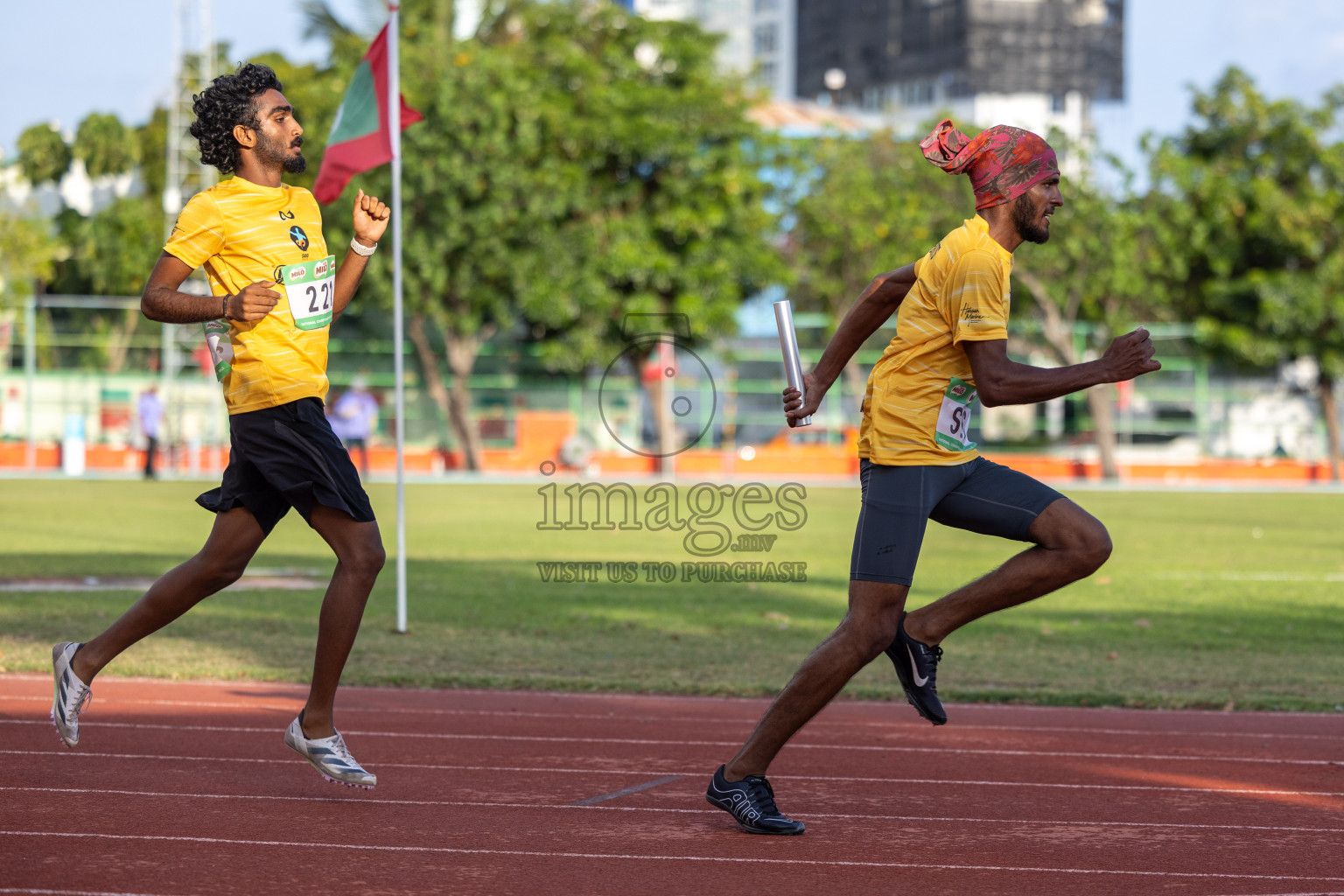 Day 3 of 33rd National Athletics Championship was held in Ekuveni Track at Male', Maldives on Saturday, 7th September 2024. Photos: Hassan Simah / images.mv