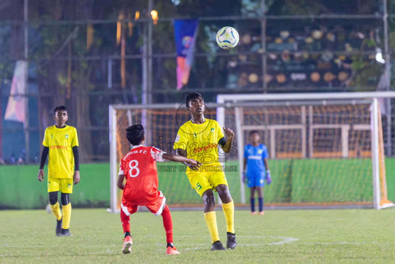 Maziya vs Hurriya (U12) in Day 4 of Dhivehi Youth League 2024 held at Henveiru Stadium on Thursday, 28th November 2024. Photos: Shuu Abdul Sattar/ Images.mv