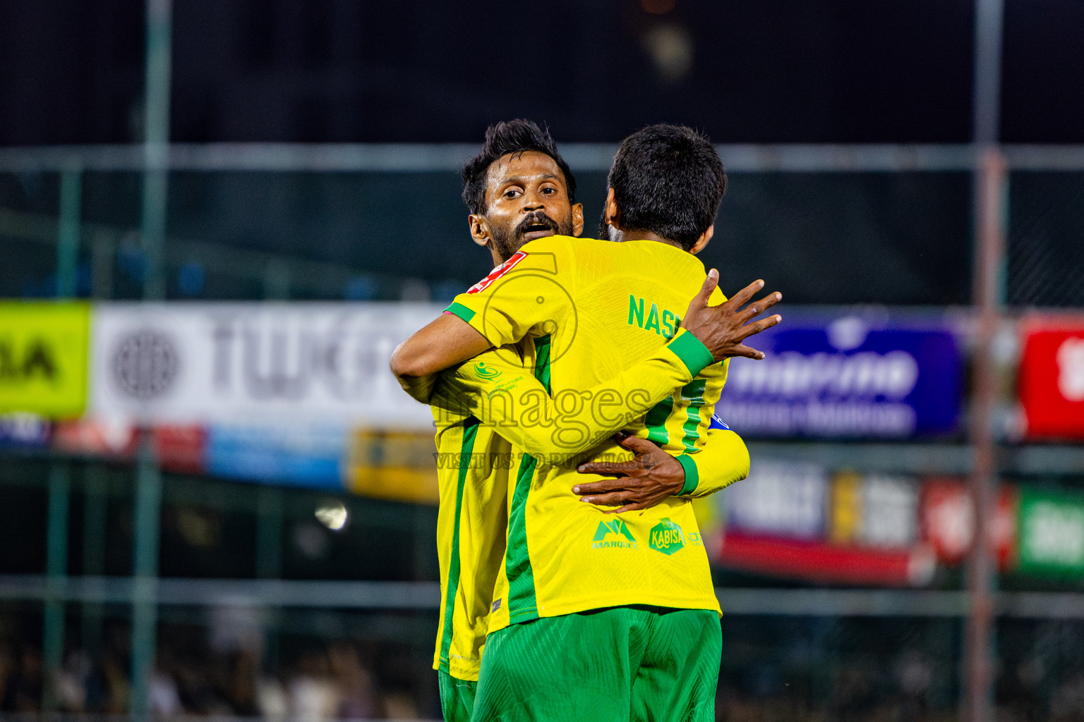 Gdh Vaadhoo vs GA Villingili in zone round Day 30 of Golden Futsal Challenge 2025 was held on Monday , 3rd February 2025, in Hulhumale', Maldives. Photos: Nausham Waheed / images.mv