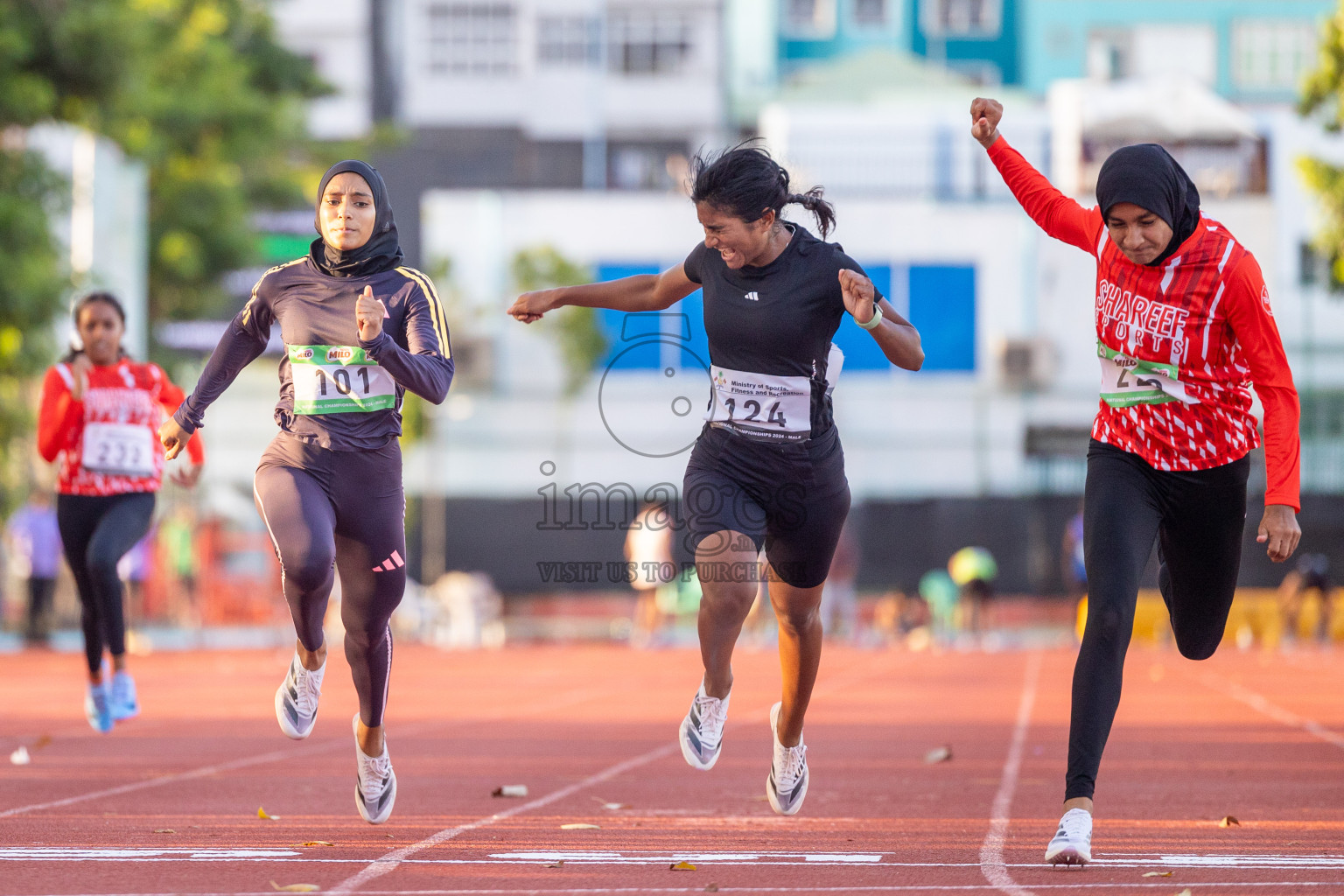 Day 1 of 33rd National Athletics Championship was held in Ekuveni Track at Male', Maldives on Thursday, 5th September 2024. Photos: Shuu Abdul Sattar / images.mv