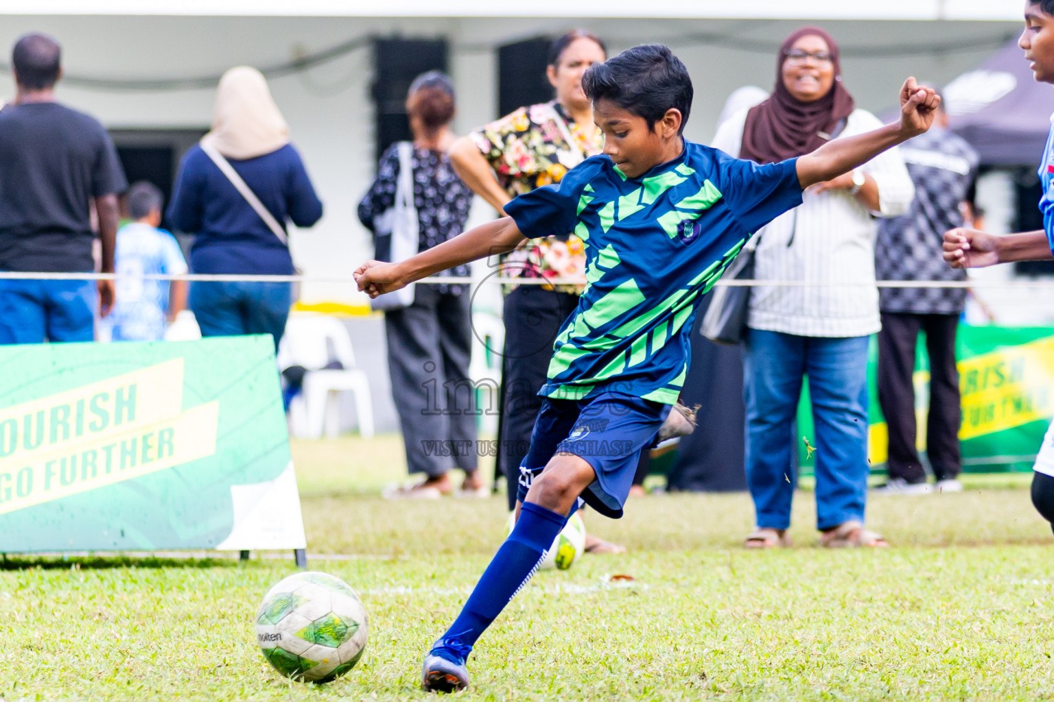 Day 1 of MILO Academy Championship 2024 - U12 was held at Henveiru Grounds in Male', Maldives on Sunday, 7th July 2024. Photos: Nausham Waheed / images.mv