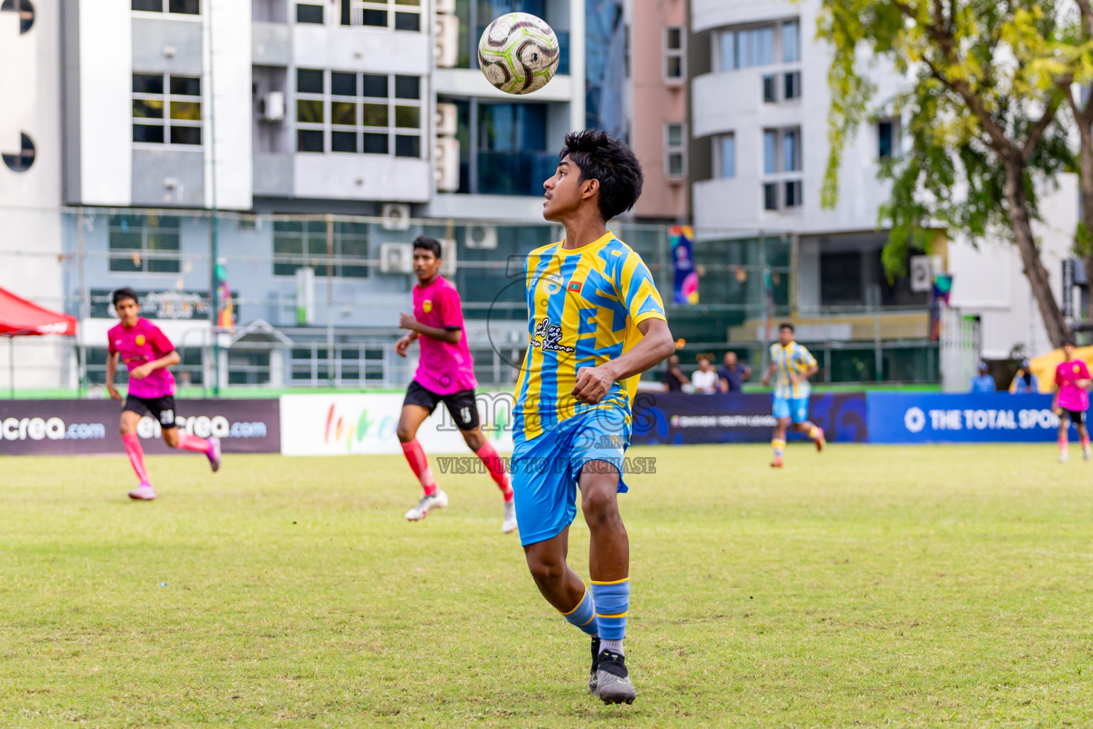 Club Valencia vs United Victory (U16) in Day 10 of Dhivehi Youth League 2024 held at Henveiru Stadium on Sunday, 15th December 2024. Photos: Nausham Waheed / Images.mv