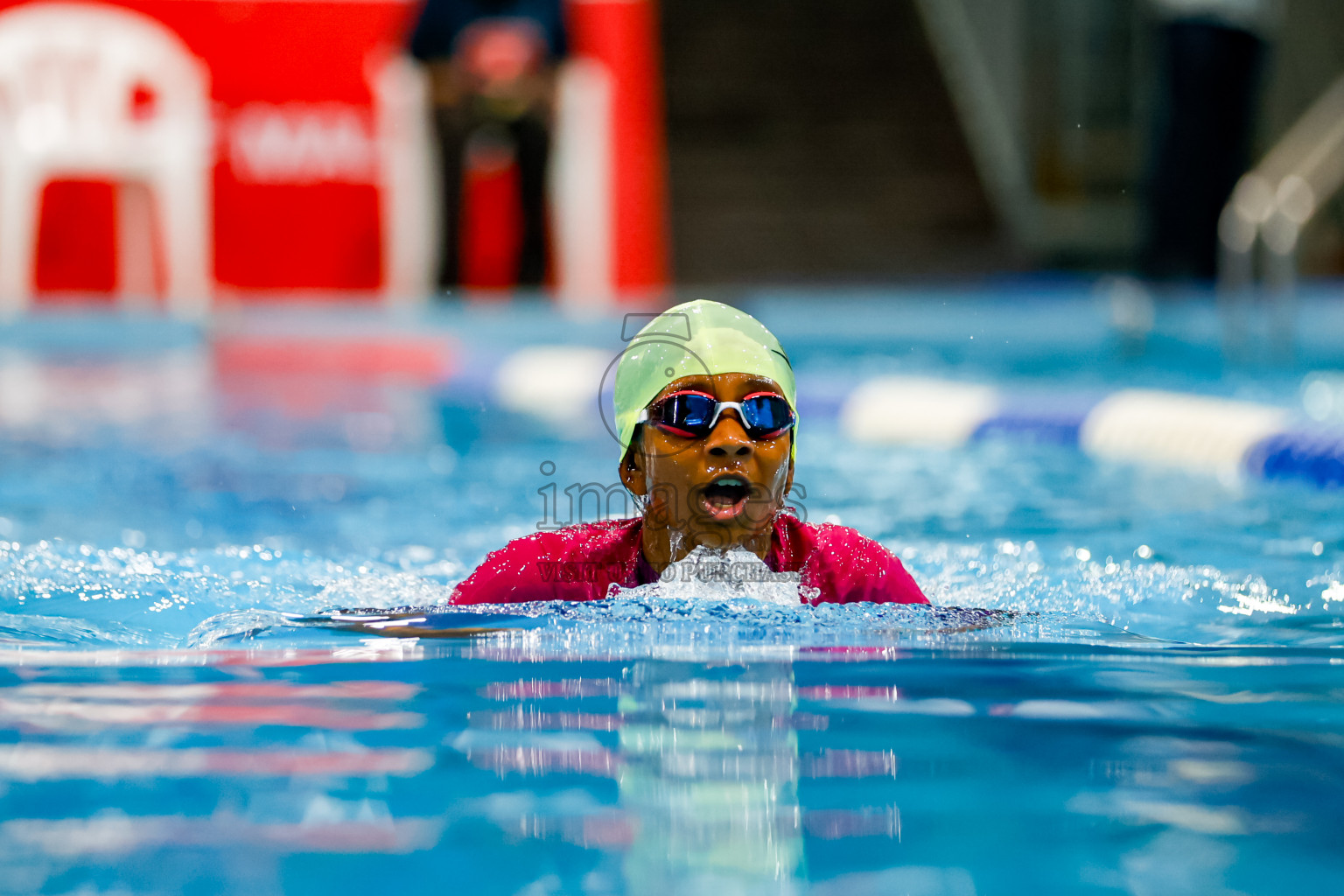 Day 4 of BML 6th National Kids Swimming Kids Festival 2025 held in Hulhumale', Maldives on Thursday, 6th November 2024. 
Photos: Hassan Simah / images.mv