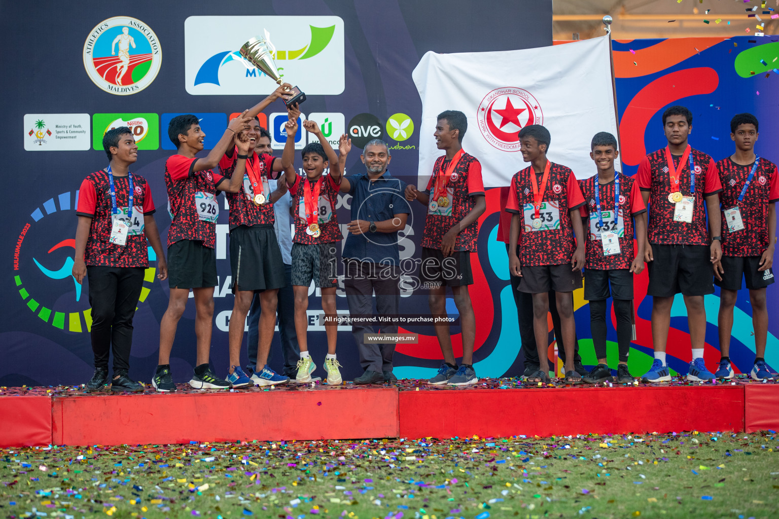 Final Day of Inter School Athletics Championship 2023 was held in Hulhumale' Running Track at Hulhumale', Maldives on Friday, 19th May 2023. Photos: Nausham Waheed / images.mv