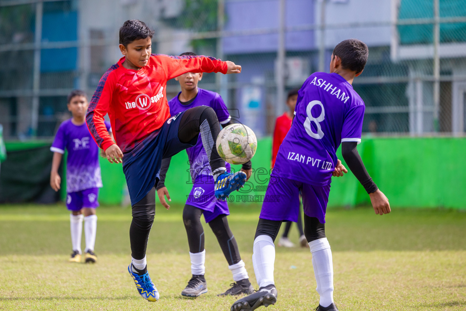 Day 1 of MILO Academy Championship 2024 - U12 was held at Henveiru Grounds in Male', Maldives on Thursday, 4th July 2024. Photos: Shuu Abdul Sattar / images.mv