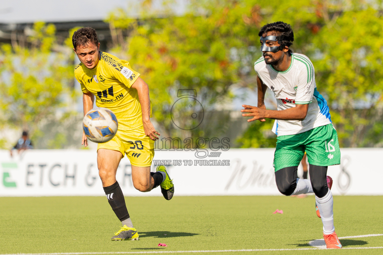 Semi Finals Match 02 Huss Songun FT VS Velaa Sports Club in Day 8 of Eydhafushi Cup 2025 held in Eydhafushi Football Stadium at B. Eydhafushi, Maldives on Saturday, 13th September 2025. Photos: Arif Rasheed / images.mv