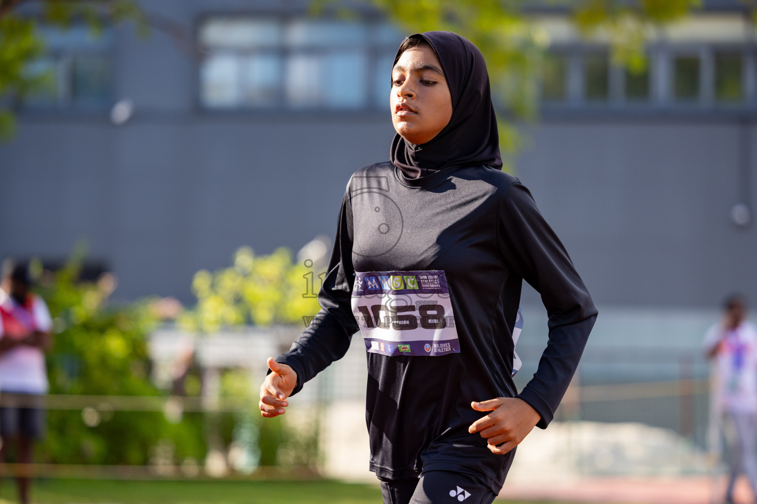 Day 1 of MWSC Interschool Athletics Championships 2024 held in Hulhumale Running Track, Hulhumale, Maldives on Saturday, 9th November 2024. 
Photos by: Ismail Thoriq, Hassan Simah / Images.mv