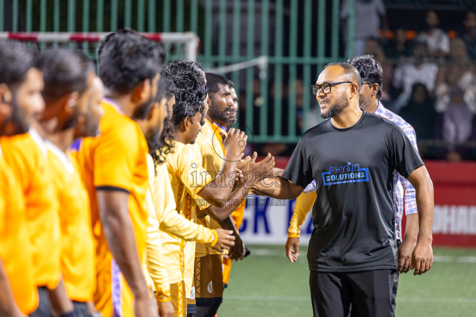 N Holhudhoo vs N Miladhoo in Noonu Atoll Final in Day 24 of Golden Futsal Challenge 2025 was held on Tuesday , 28th January 2025, in Hulhumale', Maldives. Photos: Ismail Thoriq / images.mv