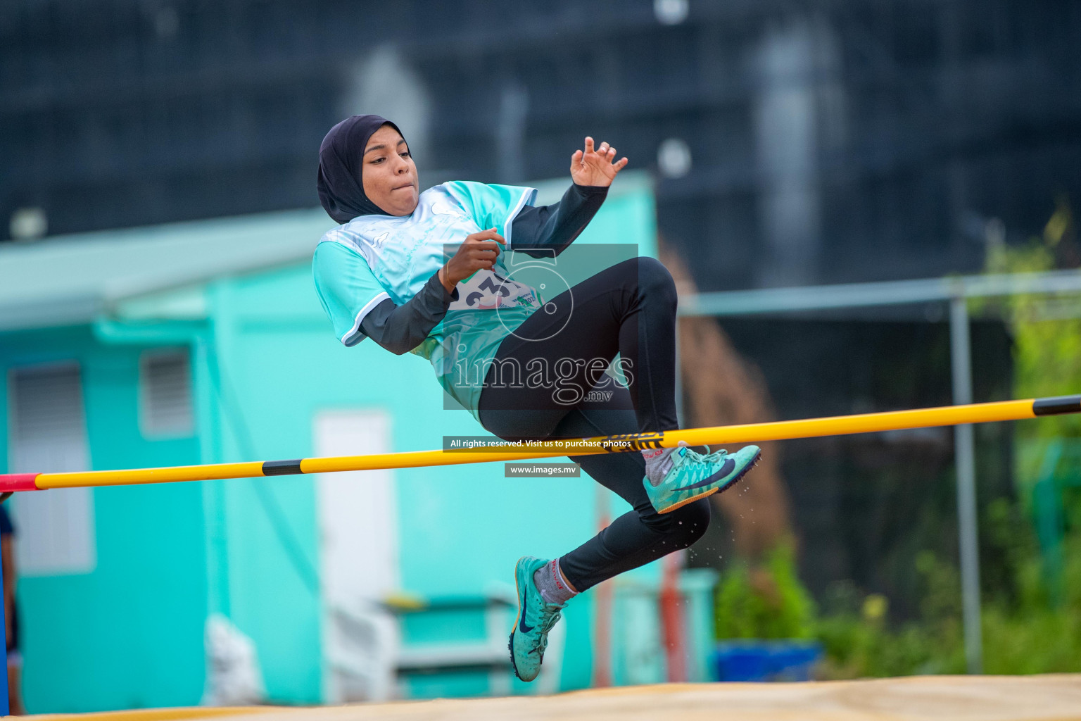 Day two of Inter School Athletics Championship 2023 was held at Hulhumale' Running Track at Hulhumale', Maldives on Sunday, 15th May 2023. Photos: Nausham Waheed / images.mv