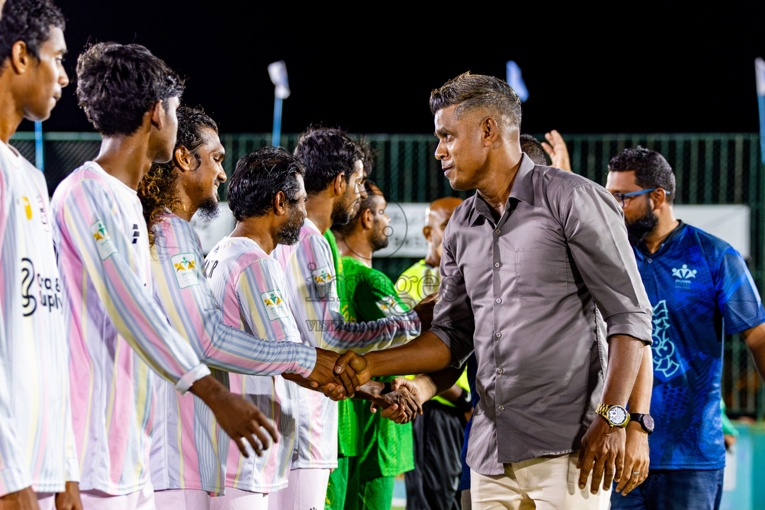 Ifhaams vs J Kovi Goani in Day 1 of Laamehi Dhiggaru Ekuveri Futsal Challenge 2025 was held on Thursday, 24th July 2025, at Dhiggaru Futsal Ground, Dhiggaru, Maldives Photos: Nausham Waheed / images.mv