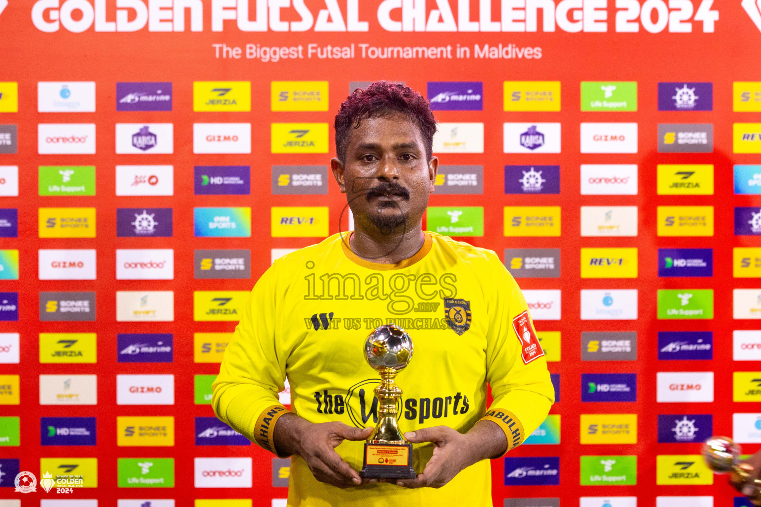 ADh Mandhoo vs ADh Omadhoo in Day 7 of Golden Futsal Challenge 2024 was held on Saturday, 20th January 2024, in Hulhumale', Maldives Photos: Ismail Thoriq / images.mv