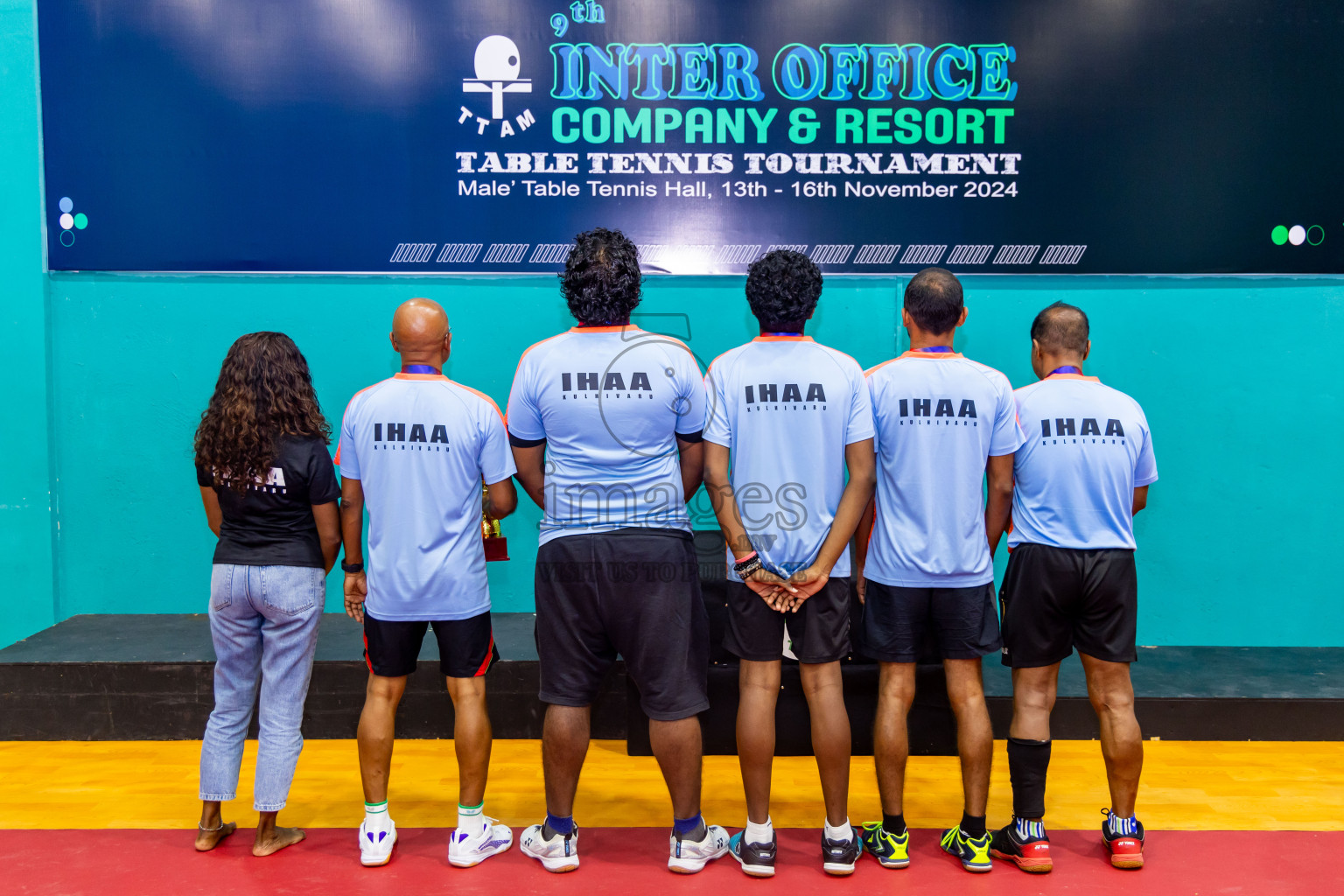 Finals of 9th Inter Office Company & Resort Table Tennis Tournament was held in Male' TT Hall, Male', Maldives on Saturday, 16th November 2024. Photos: Nausham Waheed / images.mv