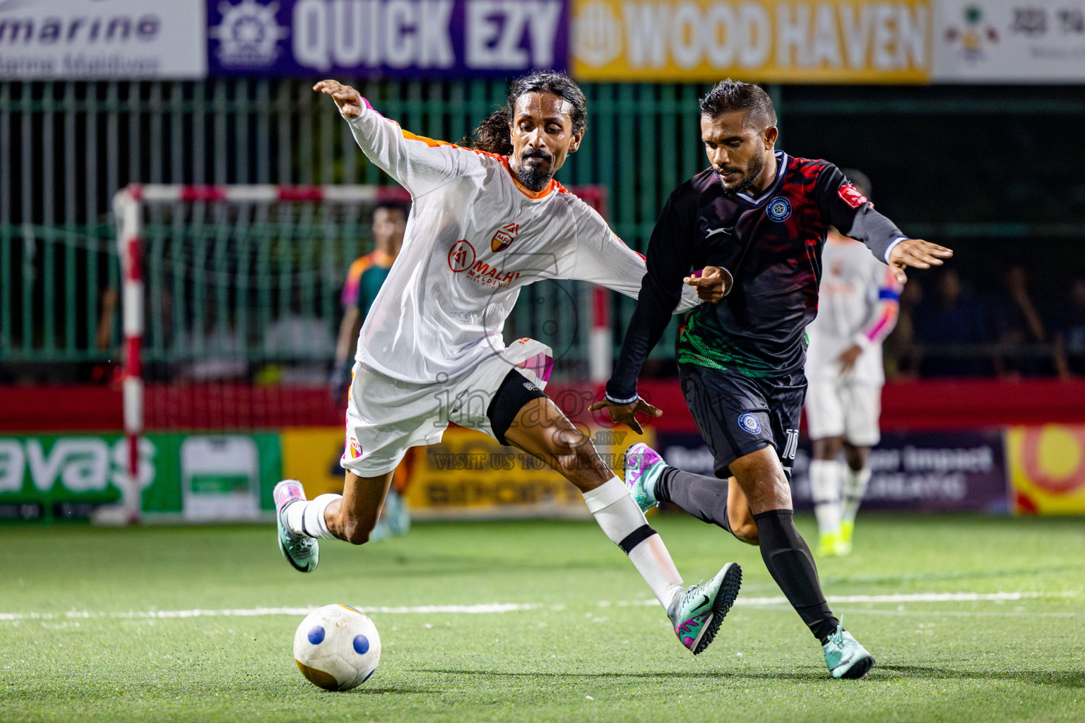 GA Kolamaafushi vs GA Maamendhoo in Day 4 of Golden Futsal Challenge 2025 on Wednesday, 8th January 2025, in Hulhumale', Maldives Photos: Nausham Waheed / images.mv