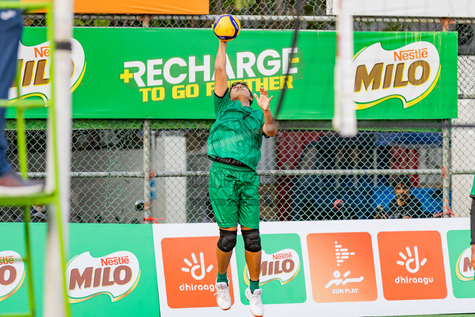 Milo National Junior Volleyball Championship 2025 Day 1 was held on Saturday, 22nd November 2025 at Ekuveni Turf Court Male', Maldives. Photos: Areef Adam / images.mv