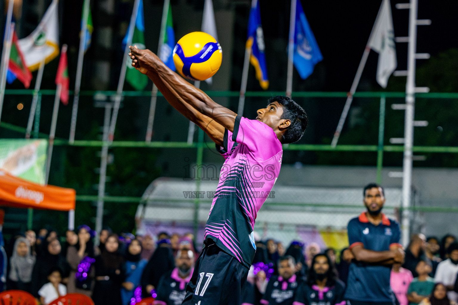 Day 11 of Interschool Volleyball Tournament 2024 was held in Ekuveni Volleyball Court at Male', Maldives on Monday, 2nd December 2024. Photos: Nausham Waheed / images.mv