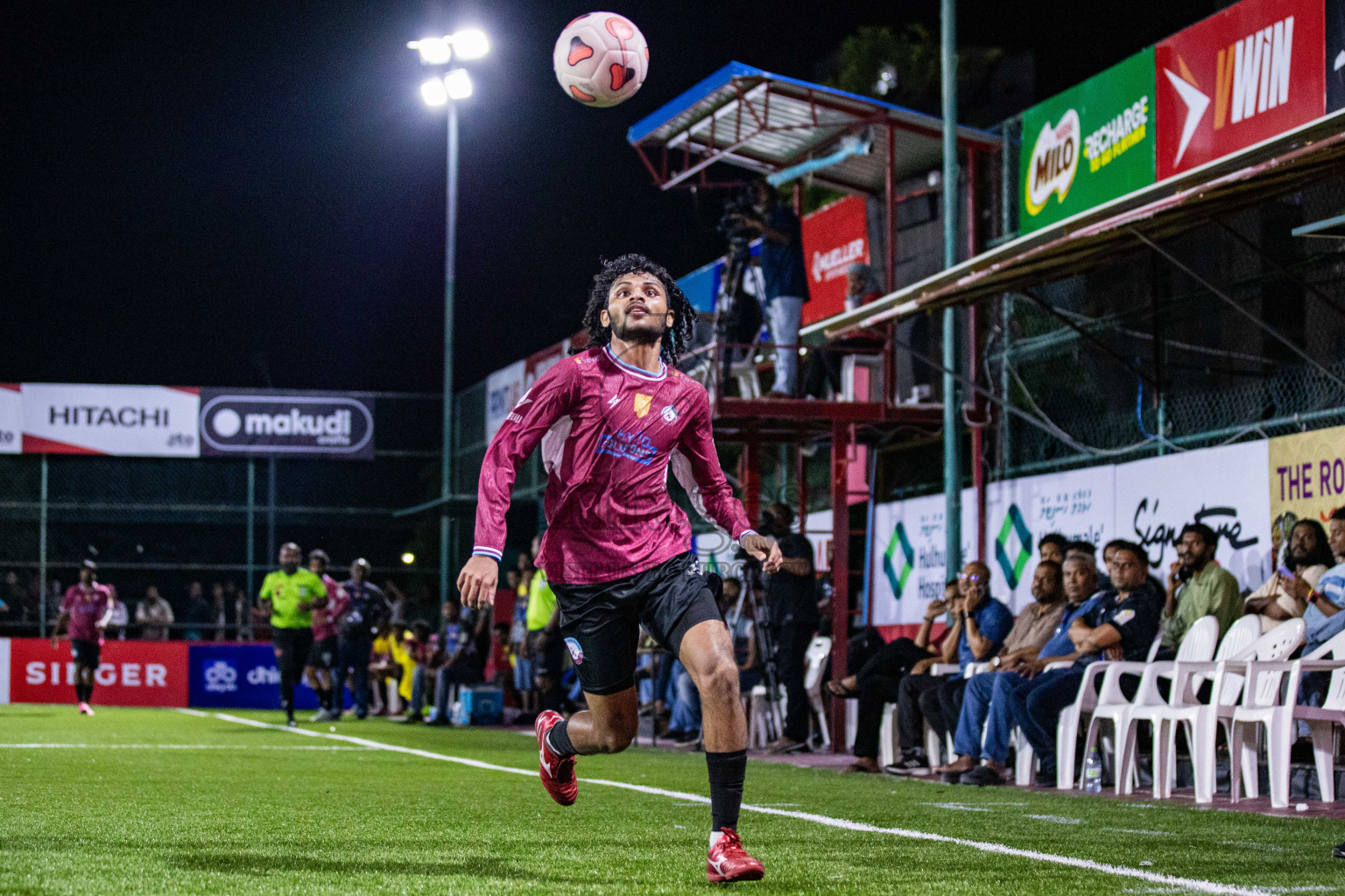 Kulhivaru Vuzara Club vs Joali Maldives in Kings Cup of Club Maldives Cup 2025 held in Rehendi Futsal Ground, Hulhumale', Maldives on Wednesday, 3rd September 2025. Photos: Areef, Yasna / images.mv