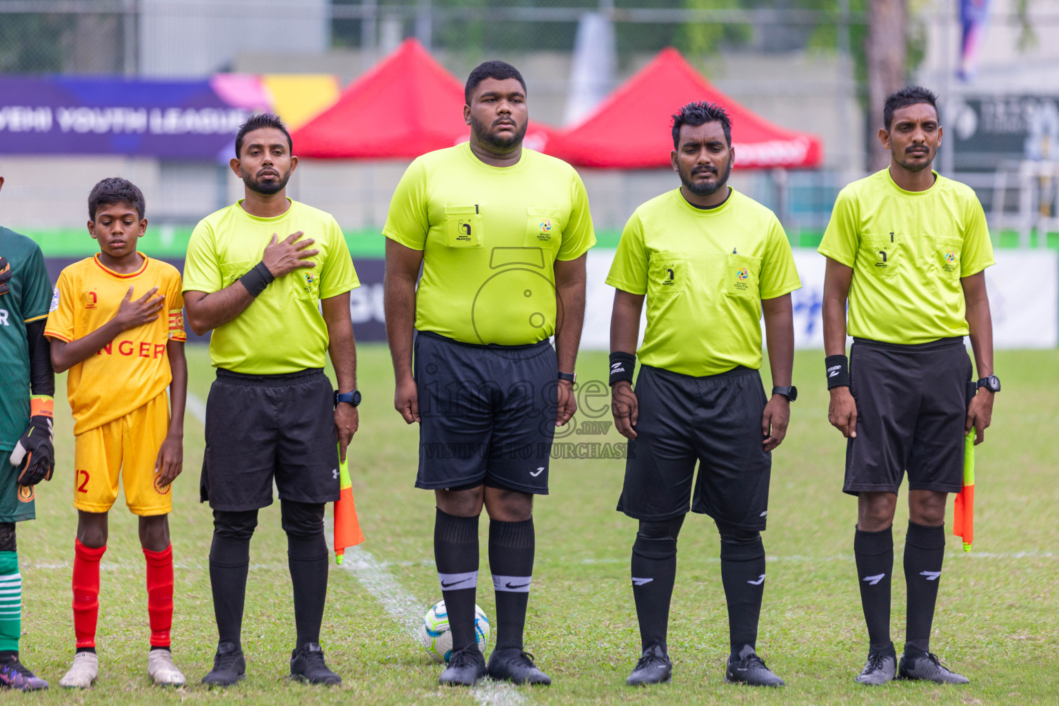 United Victory vs Victory Sports Club  (U12) in Day 5 of Dhivehi Youth League 2024 held at Henveiru Stadium on Friday 29th November 2024. Photos: Shuu Abdul Sattar/ Images.mv