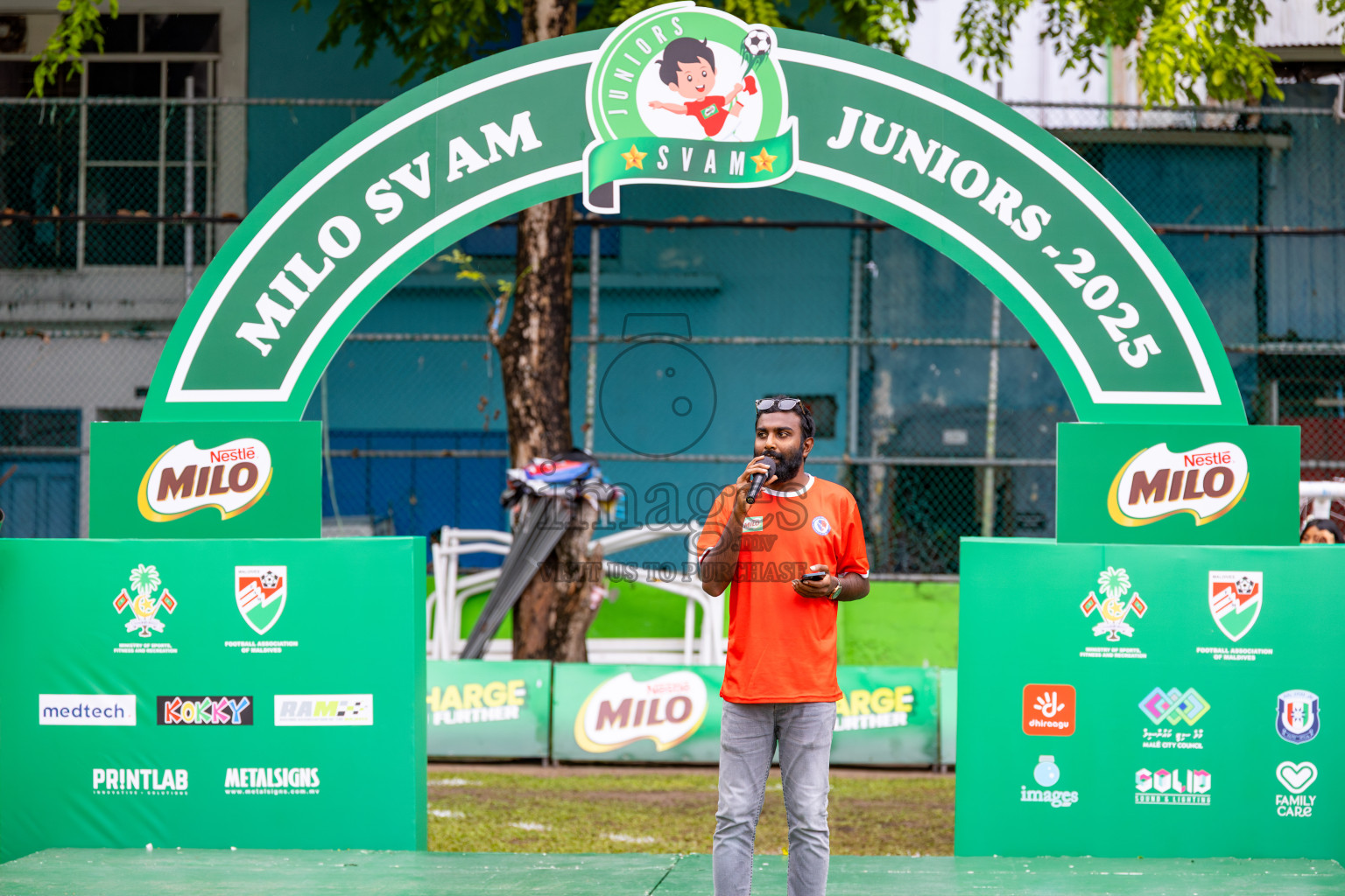 Day 3 of MILO SVAM Juniors 2025 (U-8) was held at Henveiru Stadium in Male', Maldives on Saturday, 28th June 2025. Photos: Ismail Thoriq / images.mv