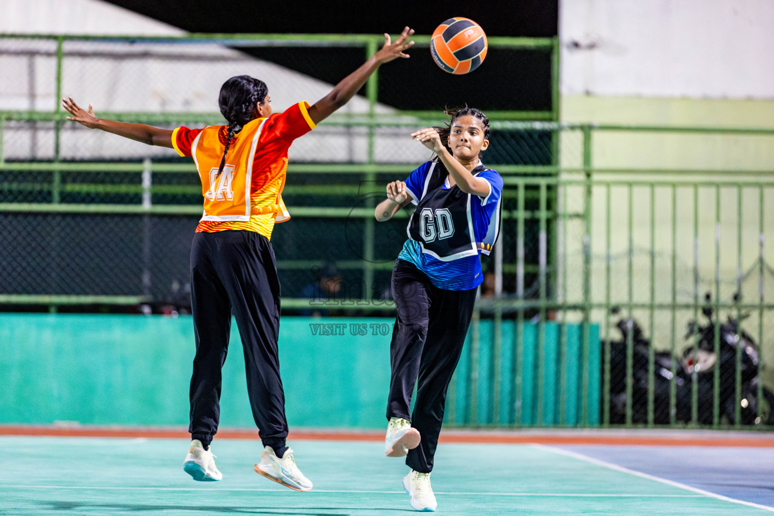 Day 1 of 23rd Netball Association Championship was held in Ekuveni Netball Court at Male', Maldives on Thursday, 27th April 2024. Photos: Nausham Waheed / images.mv