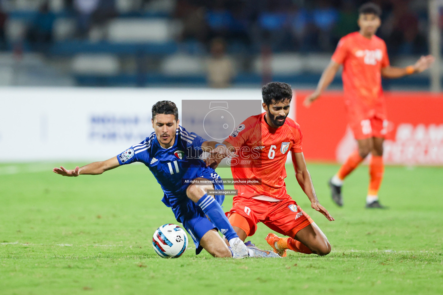 Kuwait vs India in the Final of SAFF Championship 2023 held in Sree Kanteerava Stadium, Bengaluru, India, on Tuesday, 4th July 2023. Photos: Nausham Waheed / images.mv