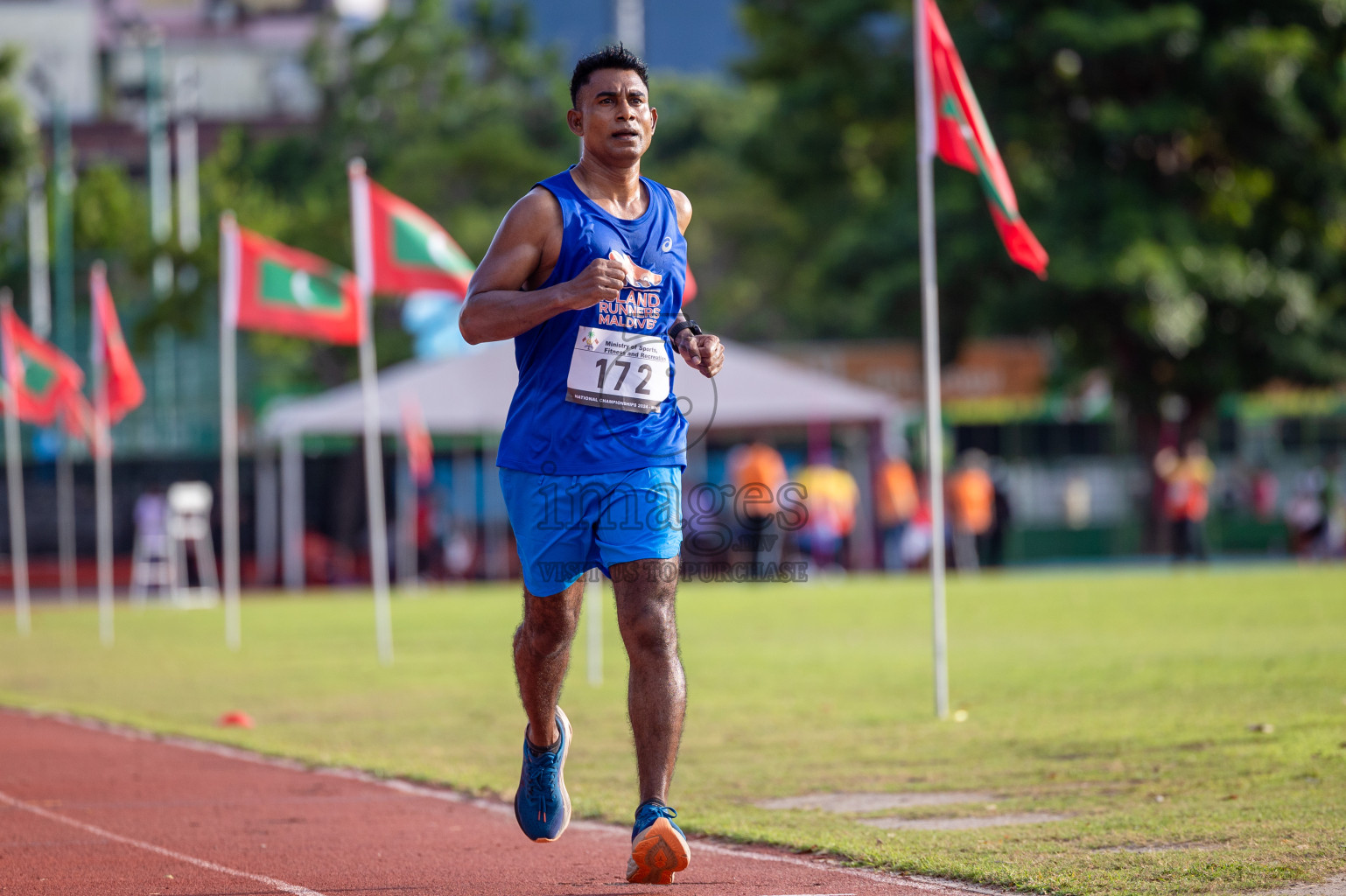 Day 2 of 33rd National Athletics Championship was held in Ekuveni Track at Male', Maldives on Friday, 6th September 2024. Photos: Shuu Abdul Sattar / images.mv