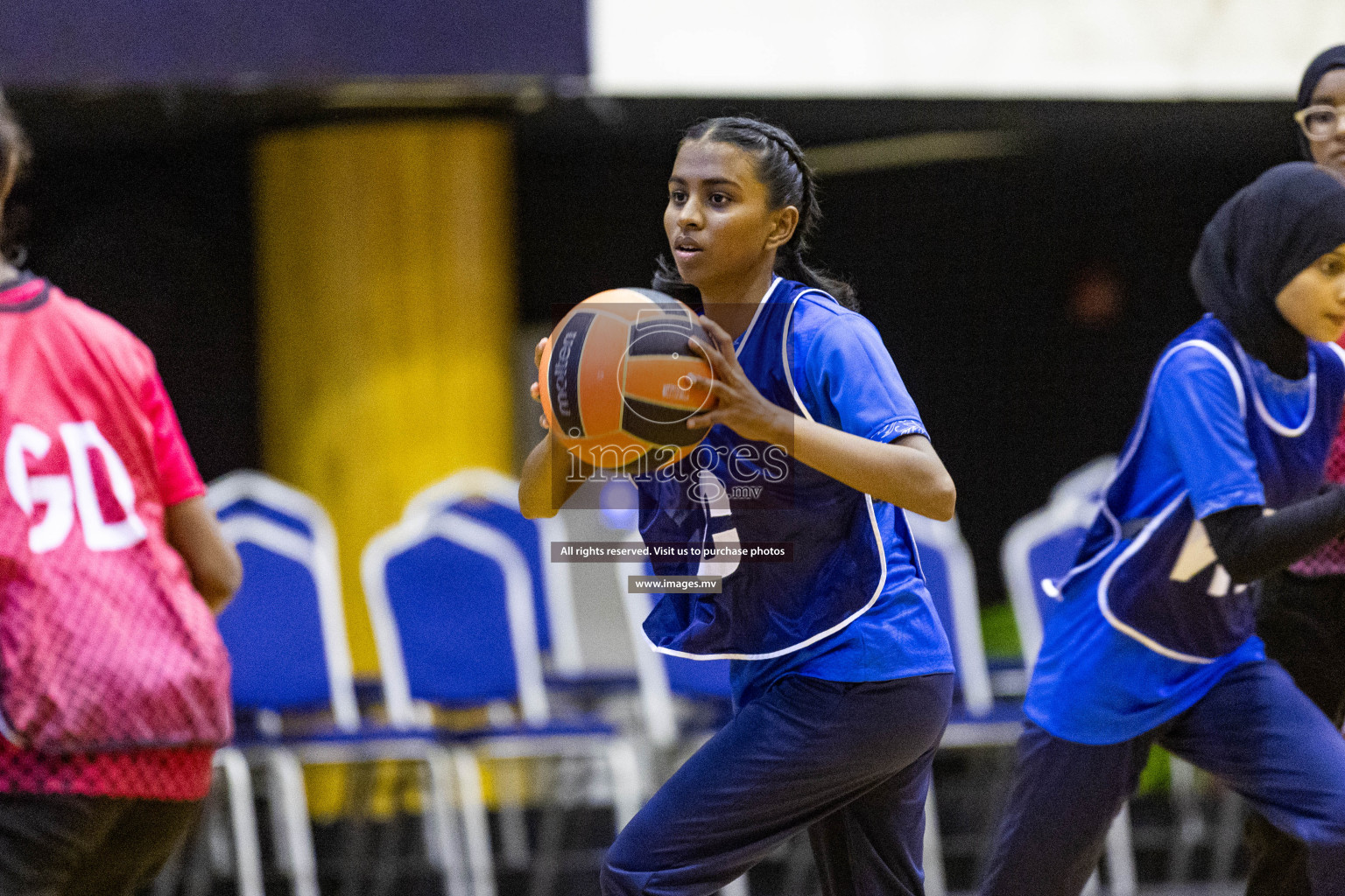 Day3 of 24th Interschool Netball Tournament 2023 was held in Social Center, Male', Maldives on 29th October 2023. Photos: Nausham Waheed, Mohamed Mahfooz Moosa / images.mv