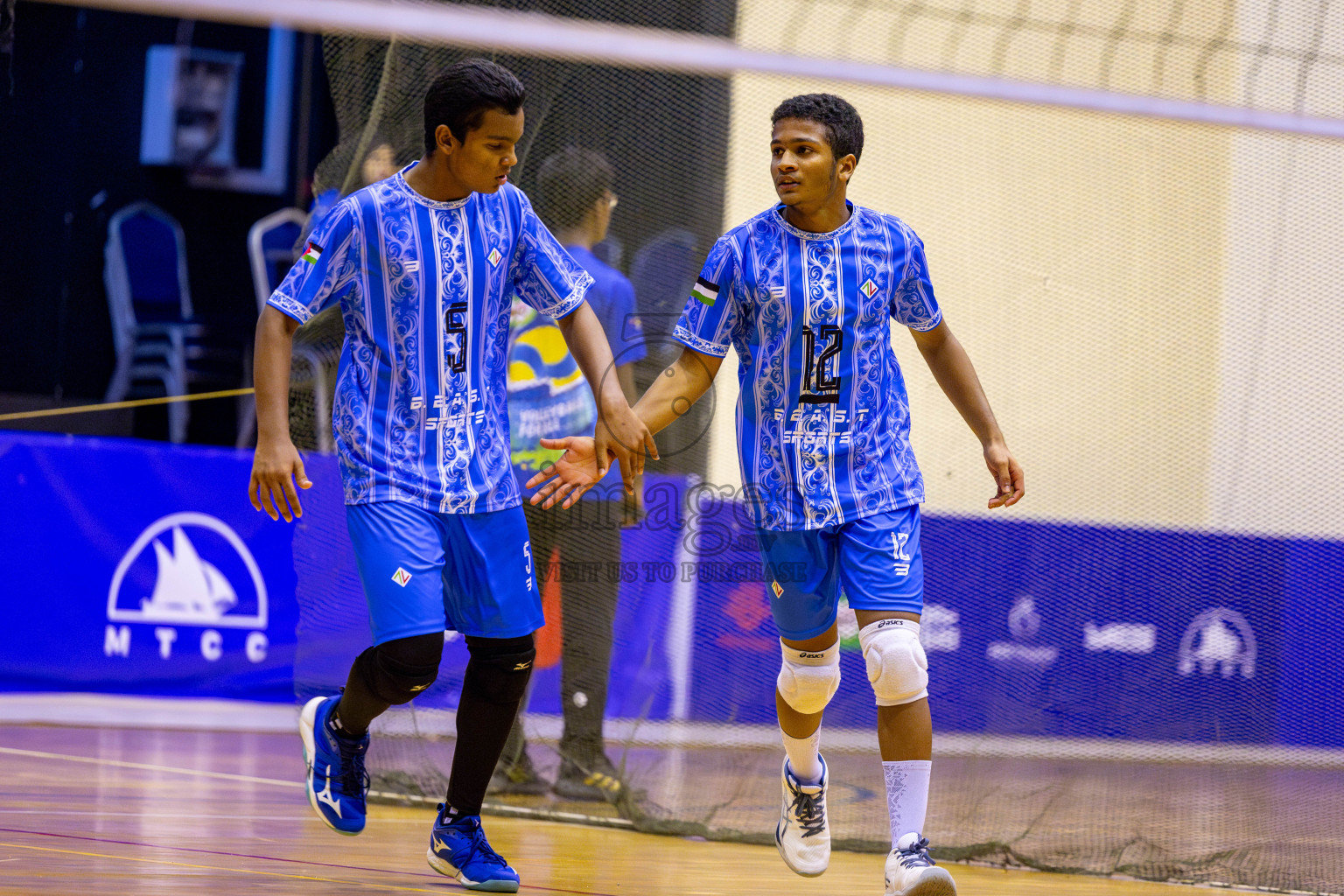 Finals of Interschool Volleyball Tournament 2024 was held in Social Center at Male', Maldives on Friday, 6th December 2024. Photos: Nausham Waheed / images.mv