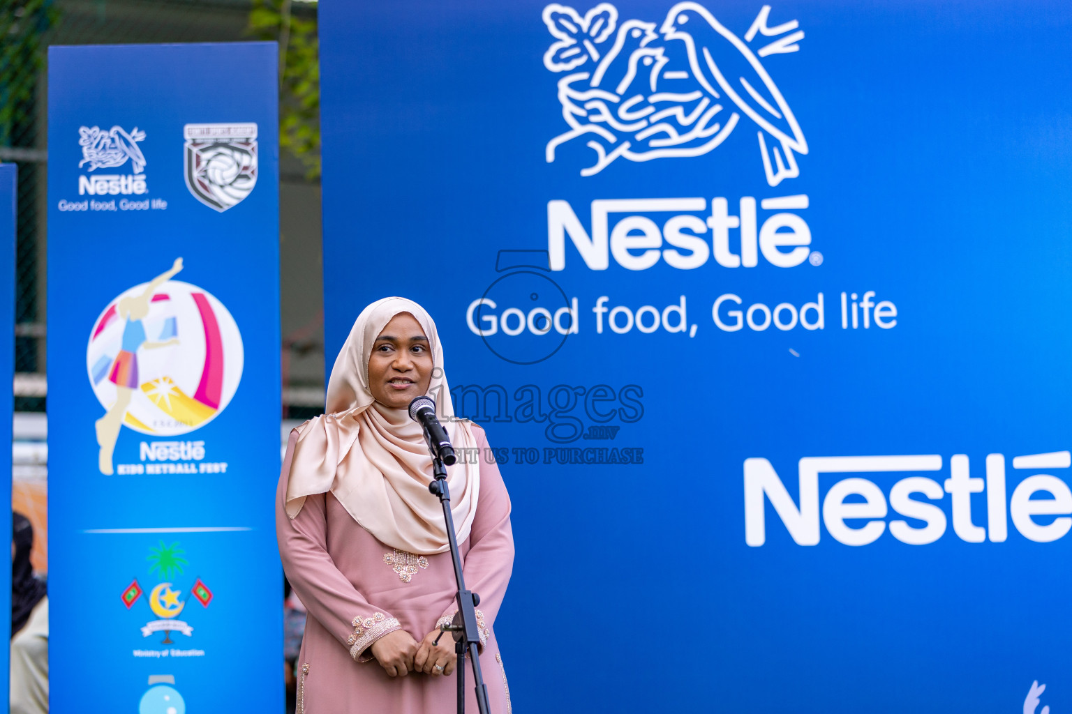 Day 3 of Nestle' Kids Netball Fest 2023 held in Henveyru Stadium, Male', Maldives on Saturday, 2nd December 2023.
Photos: Ismail Thoriq / images.mv