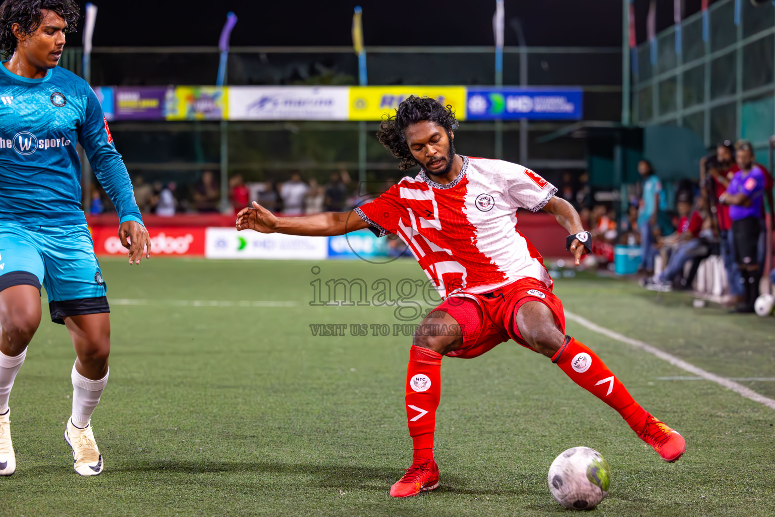 M Naalaafushi VS M Kolhufushi in Day 25 of Golden Futsal Challenge 2024 was held on Thursday , 8th February 2024 in Hulhumale', Maldives
Photos: Ismail Thoriq / images.mv