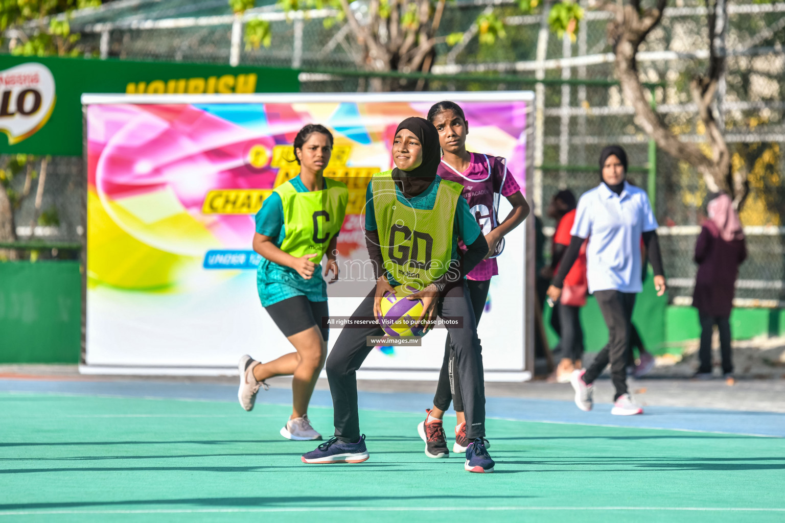 Day 5 of Junior Netball Championship 2022 on 9th March 2022 held in Male', Maldives. Photos by Nausham Waheed