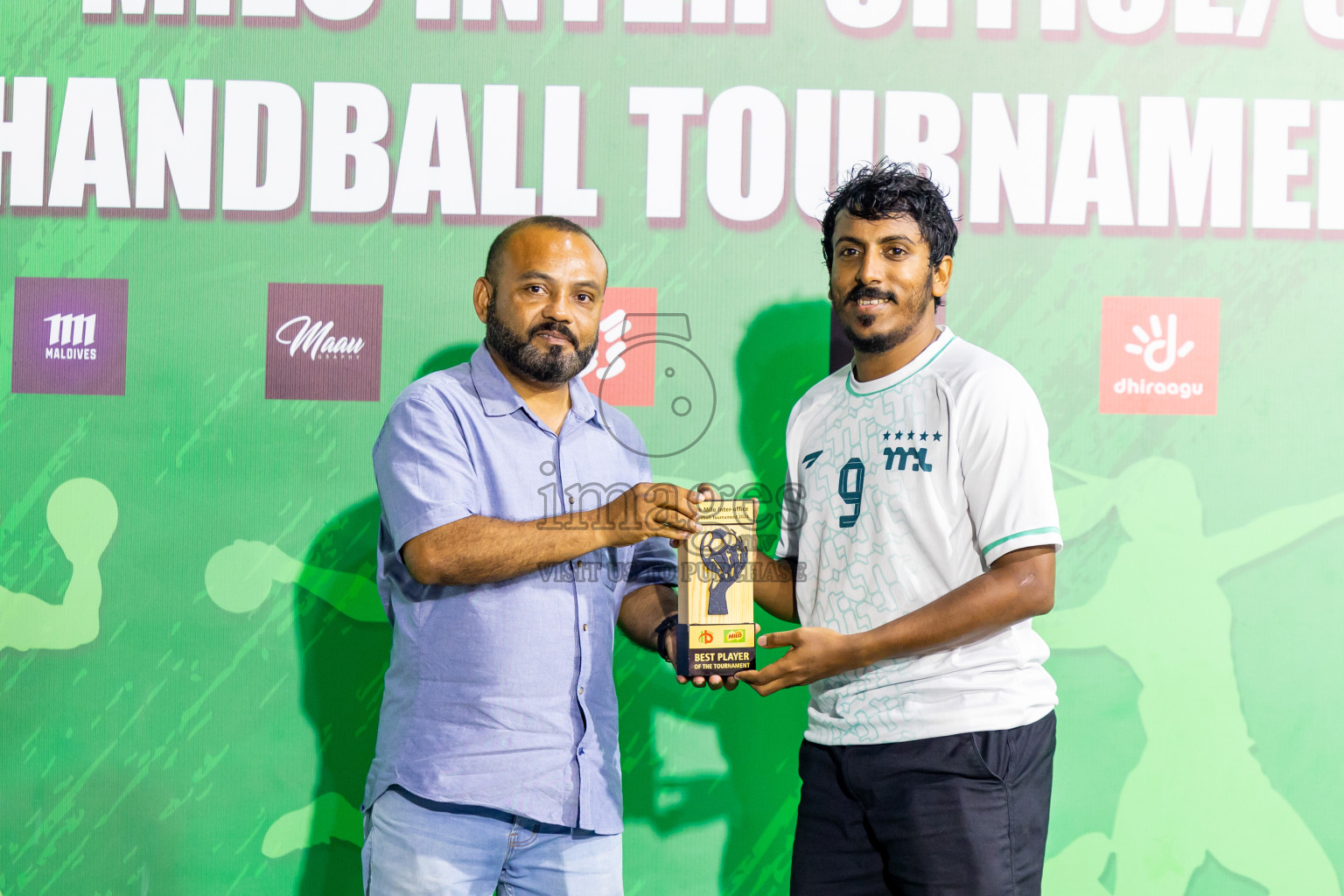 1st Division Final of 8th Inter-Office/Company Handball Tournament 2024, held in Handball ground, Male', Maldives on Tuesday, 11th September 2024 Photos: Nausham Waheed/ Images.mv