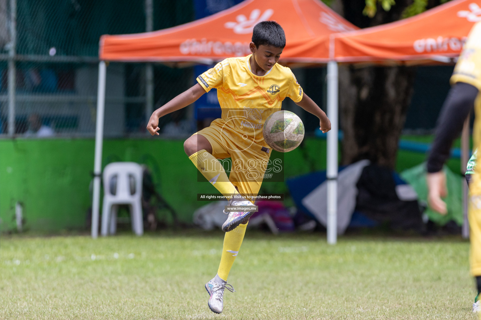 Day 2 of Nestle kids football fiesta, held in Henveyru Football Stadium, Male', Maldives on Thursday, 12th October 2023 Photos: Nausham Waheed Images.mv