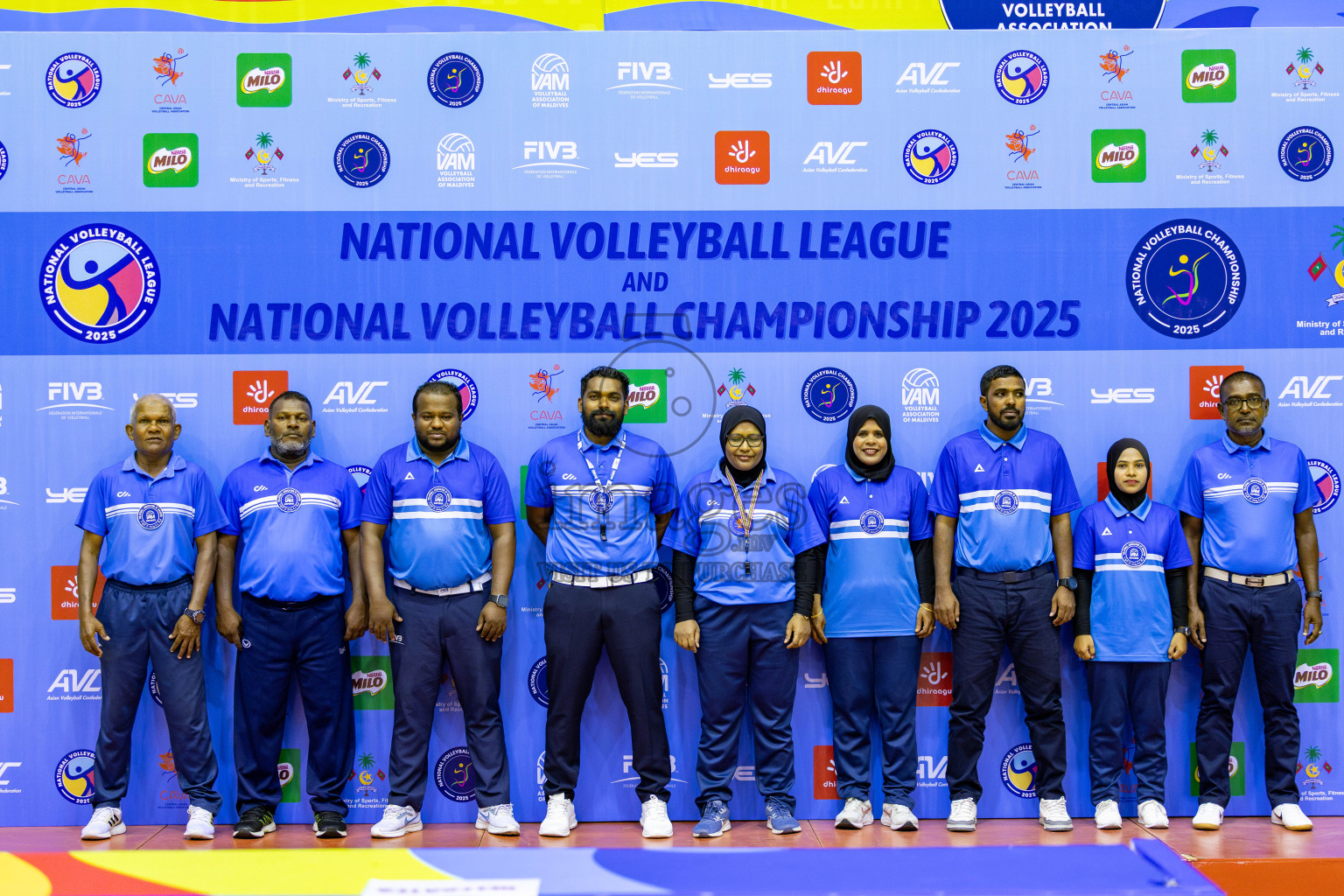 Police Club vs Flexor Sports Club in Day 1 of National Volleyball League 2025 - Women's Division held in Male', Maldives on Saturday, 19th April 2025 at Social Center Indoor Hall Photos 
By: Hassan Simah / images.mv