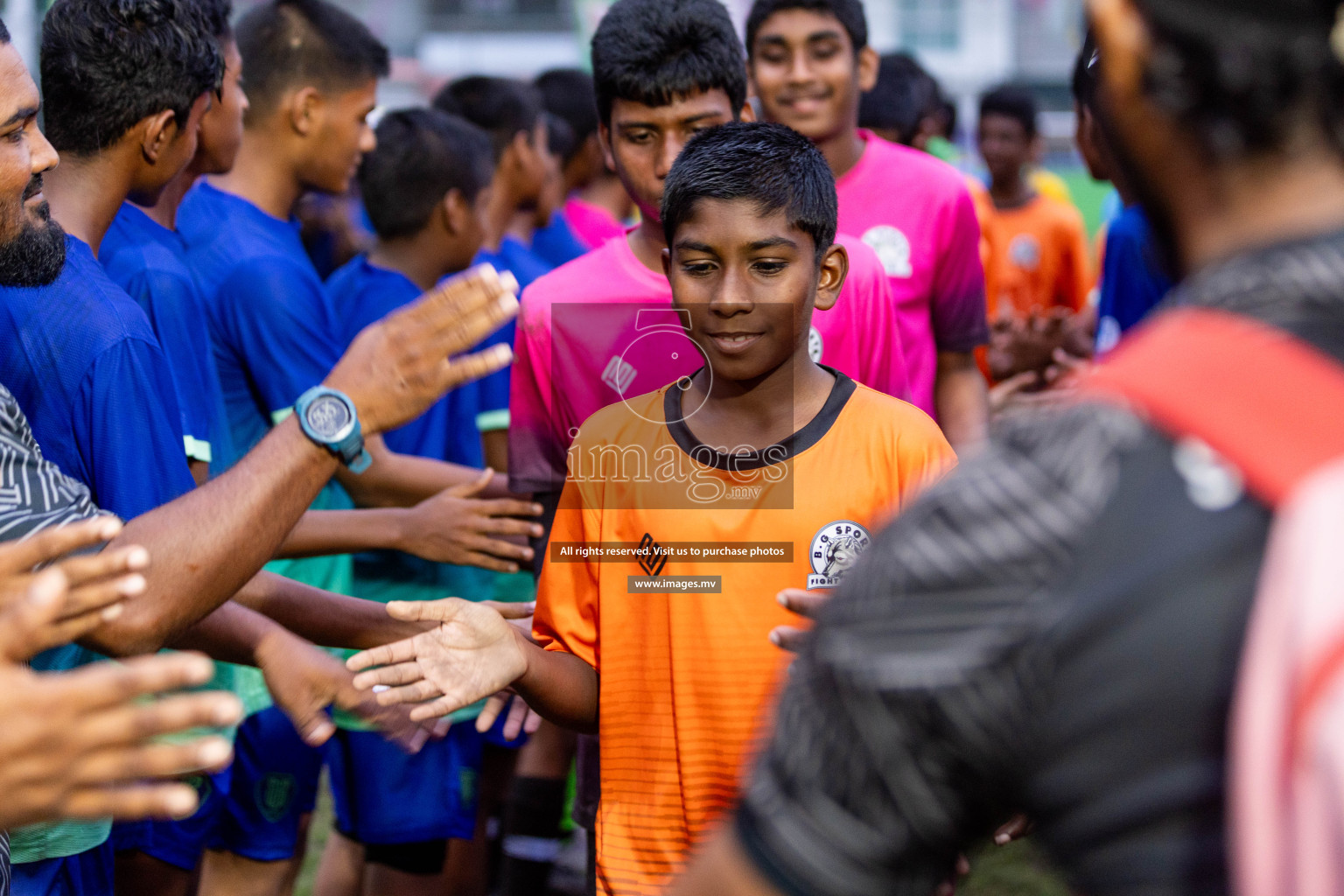 Day 2 of MILO Academy Championship 2023 (u14) was held in Henveyru Stadium Male', Maldives on 4th November 2023. Photos: Nausham Waheed / images.mv