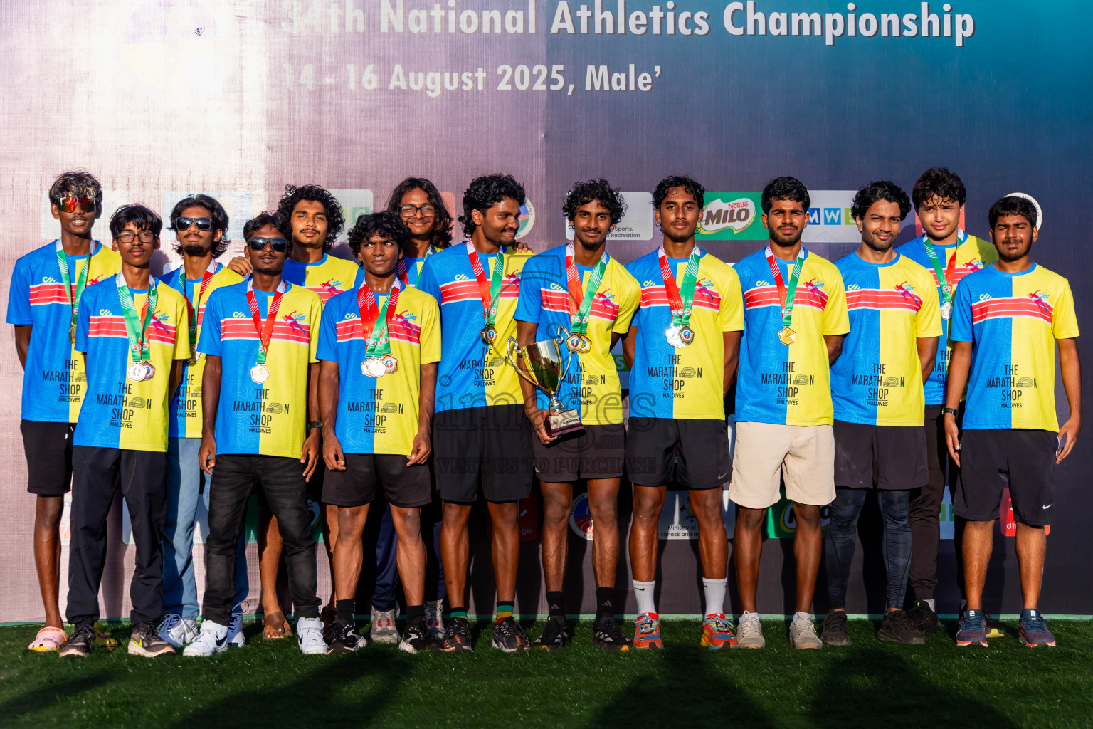 Day 3 of National Athletics Championship 2025 was held at Ekuveni Running Ground in Male', Maldives on Saturday, 16th August 2025. Photos: Nausham Waheed / images.mv