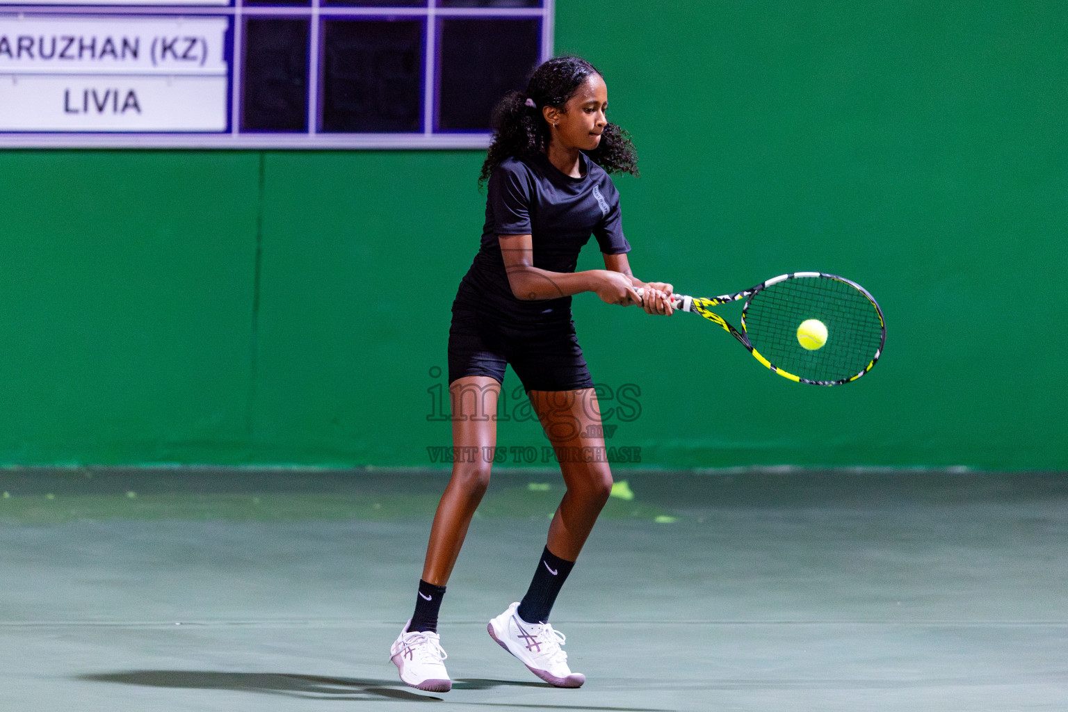 Day 2 of ATF Maldives Junior Open Tennis was held in Male' Tennis Court, Male', Maldives on Tuesday, 10th December 2024. Photos: Nausham Waheed / images.mv